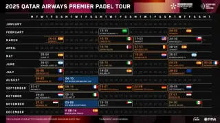 Premier Padel Calendar 2025: New destinations and key dates